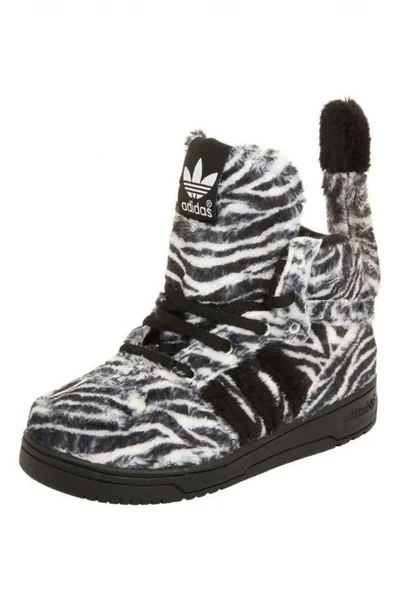 Adidas Originals Jeremy Scott dětské boty Zebra