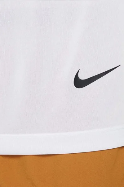 Chlapecké tričko Nike Dri-Fit krátký rukáv bílé