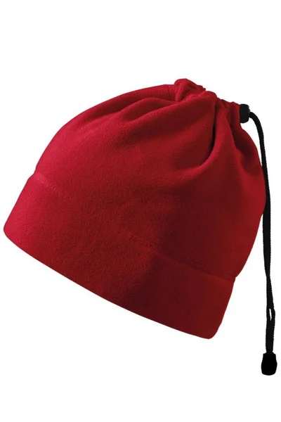 Zimní 2v1 fleecová čepice s nákrčníkem Malfini Marlboro Red