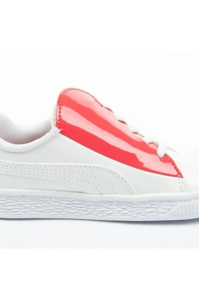 Dětské sportovní boty Puma Basket Crush Patent Baby Jr 369676 01