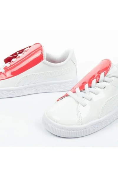 Dětské sportovní boty Puma Basket Crush Patent Baby Jr 369676 01