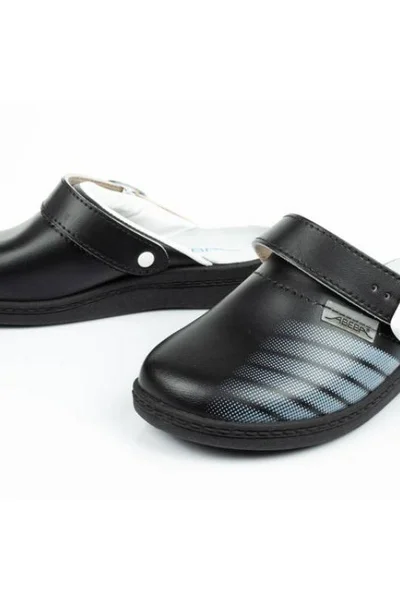 Černé unisex zdravotní obuv Abeba U 7212