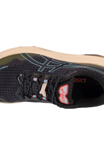 Černé pánské běžecké boty do terénu Asics Trabuco Max