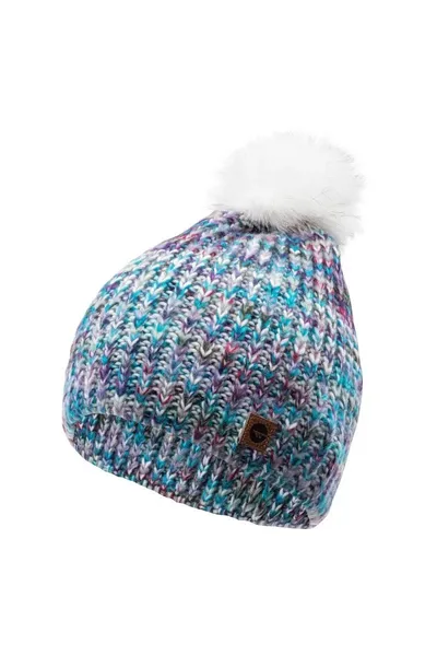 Zimní čepice Hi-Tec Lady Vikna s elastickým materiálem a zajímavou vazbou