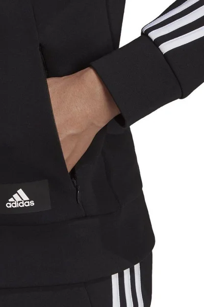 Dámská mikina s bočními kapsami a zipem - Adidas