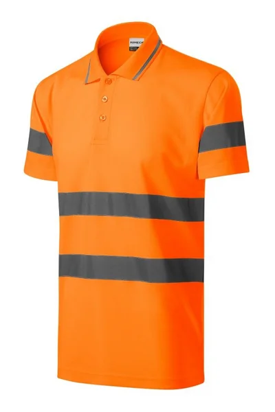 Rimeck HV Runway polo s reflexními pruhy v oranžové barvě