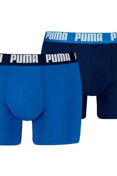 Boxerky Puma Everyday Basic dvoje - modré