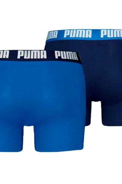 Boxerky Puma Everyday Basic dvoje - modré