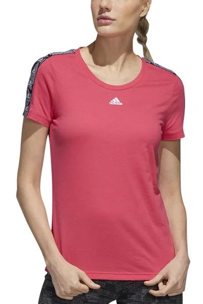 Adidas Essentials Dámské Tričko Pink S Krátkým Rukávem