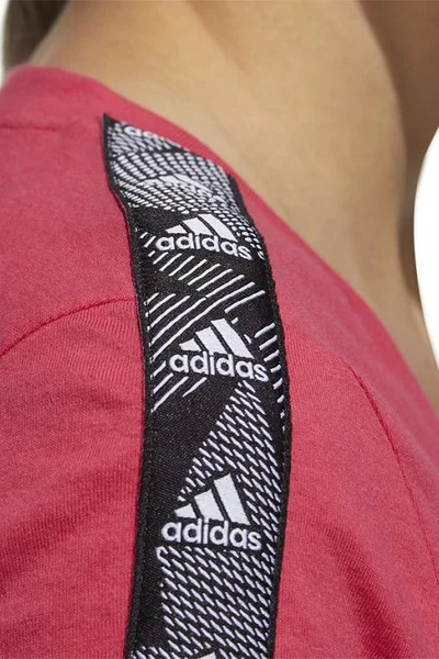 Adidas Essentials Dámské Tričko Pink S Krátkým Rukávem