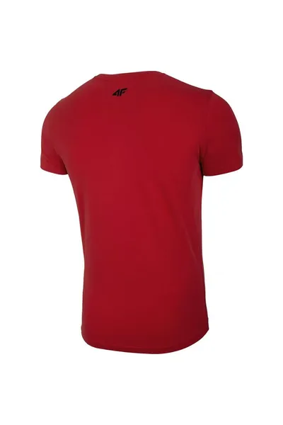 Červené pánské tričko 4F M NOSH4 TSM005 62S
