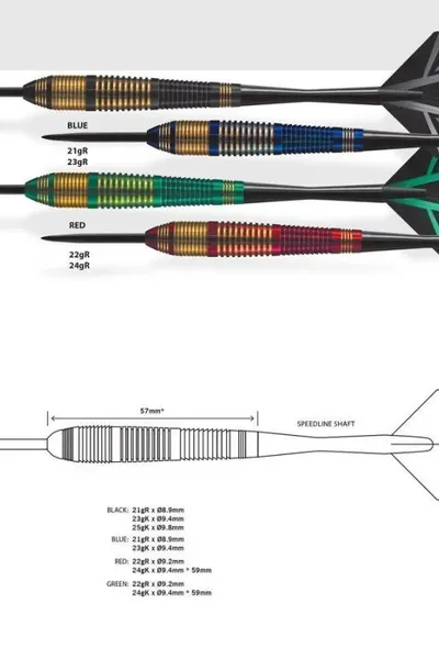 Hrací šipky Harrows Vivid Steeltip HS-TNK-000013772