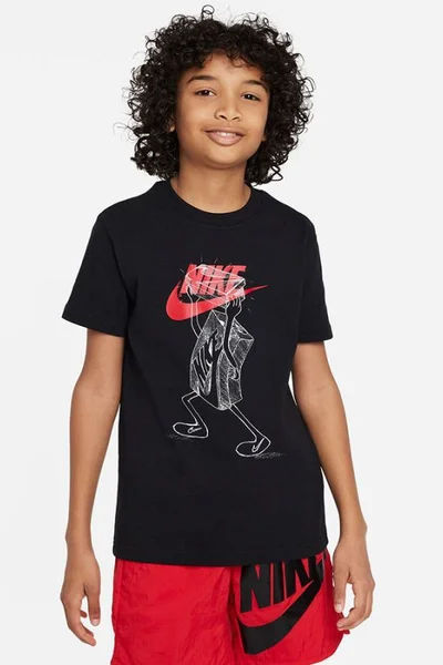 Nike Junior - Každodenní Sportovní Tričko s Krátkým Rukávem Nike SPORTSWEAR