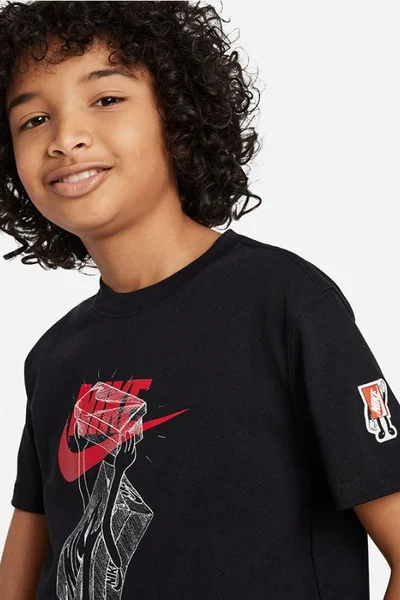 Nike Junior - Každodenní Sportovní Tričko s Krátkým Rukávem Nike SPORTSWEAR