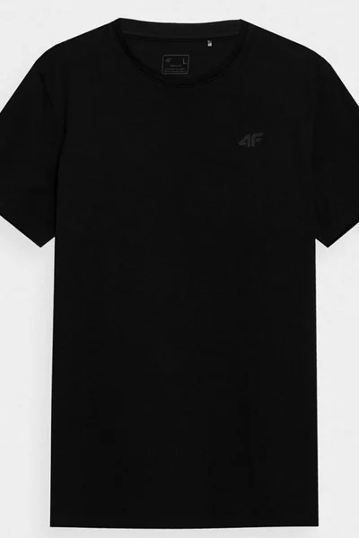 Pánské černé tričko 4F