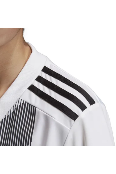 Dětské bílé tričko Adidas Striped 19 Jr DU4398