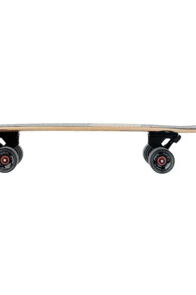 Rychlý bambusový skateboard s měkkými koly