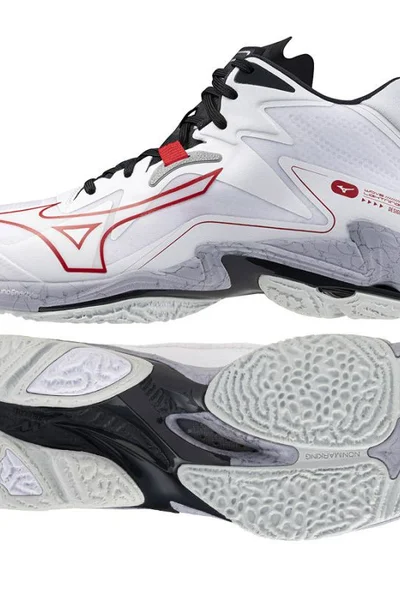 Volejbalové boty Mizuno WAVE LIGHTNING MID bílé pro muže