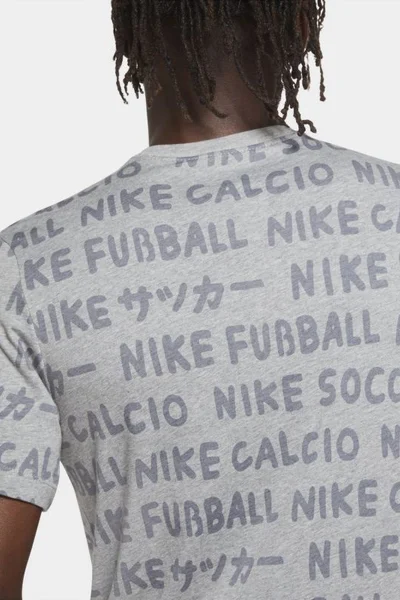 Šedé pánské tričko Nike F.C. M CU4228-063