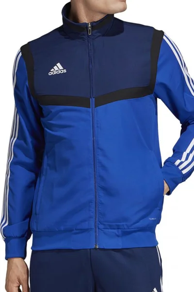 Fotbalová modrá pánská mikina Adidas Tiro 19 PRE JKT M DT5266 pánské