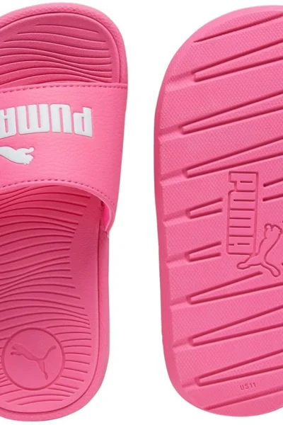 Puma Cool Cat Jr Dětské Žabky Růžové