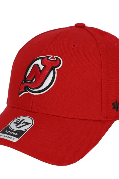 Červená kšiltovka Inny NHL Devils s nastavitelným páskem