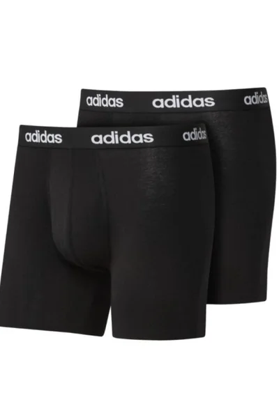 Černé pánské boxerky Adidas Linear Brief Boxer 2 Pack M GU8888