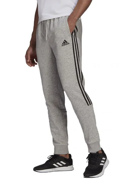 Sportovní tepláky adidas Essentials Tapered Cuff 3 Stripes