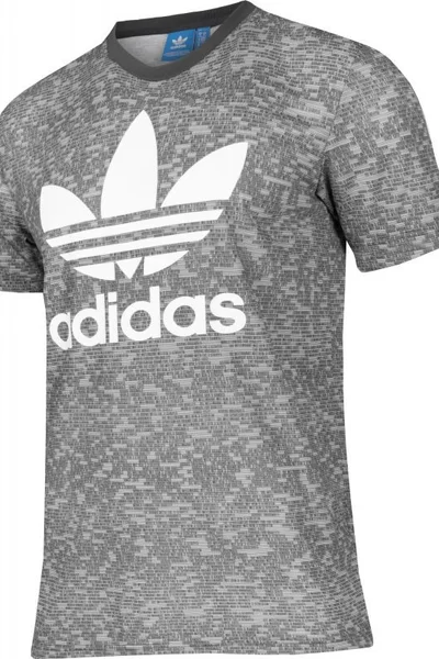 Adidas Originals pánské tričko Essentials s potiskem šedé M