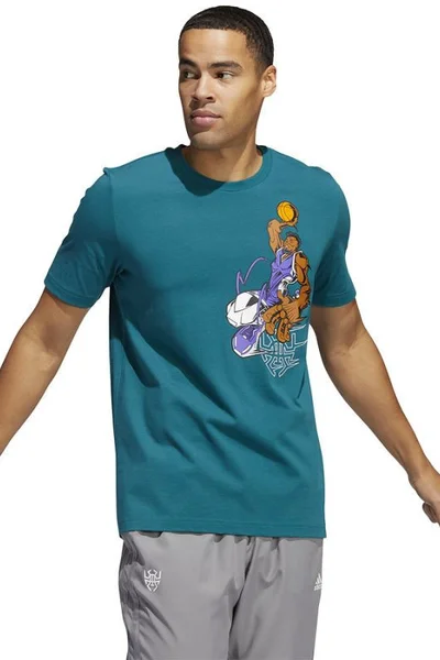 Petrolejové basketbalové tričko Donovan Mitchell - NIKE