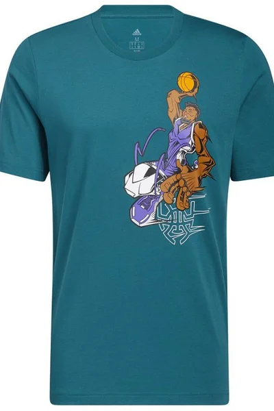 Petrolejové basketbalové tričko Donovan Mitchell - NIKE