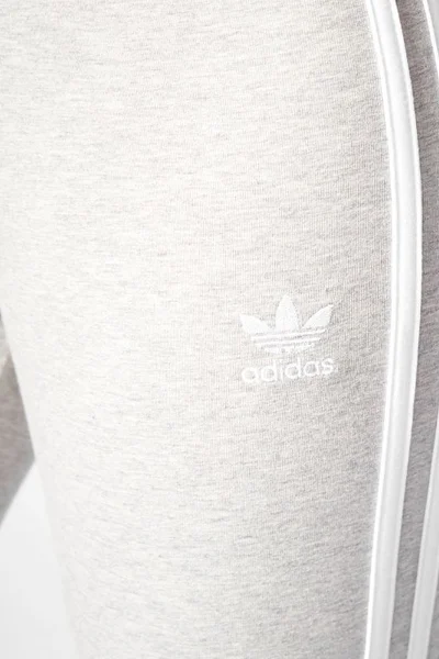 Adidas ORIGINALS Dámské šedé legíny s třemi pruhy