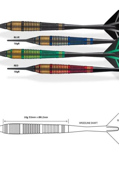 Hrací šipky Harrows Vivid Softip HS-TNK-000013785