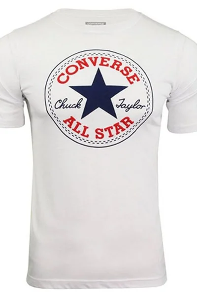Bílé dětské tričko Converse Jr 831009 001