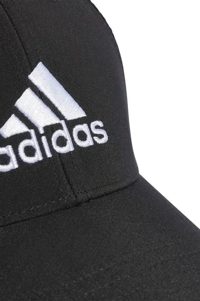 Adidas Černá Lehká Baseballová Čepice s Vyšívaným Logem