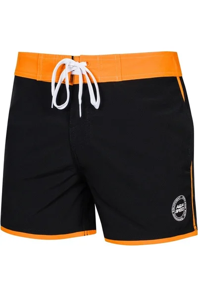 Unisex plavecké šortky BlackOrange Aqua-Speed