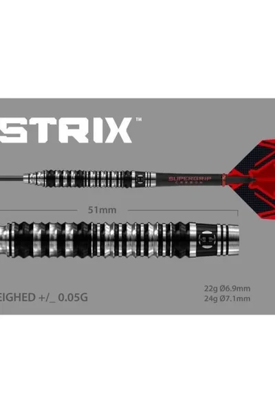 Hrací šipky Harrows Strix 90% Steeltip HS-TNK-000013893