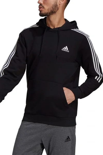 Adidas Pánská Mikina Essentials Hoodie Black