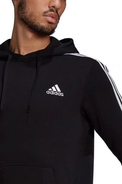 Adidas Pánská Mikina Essentials Hoodie Black