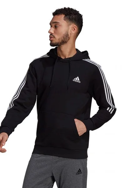 Adidas Pánská Mikina Essentials Hoodie Black