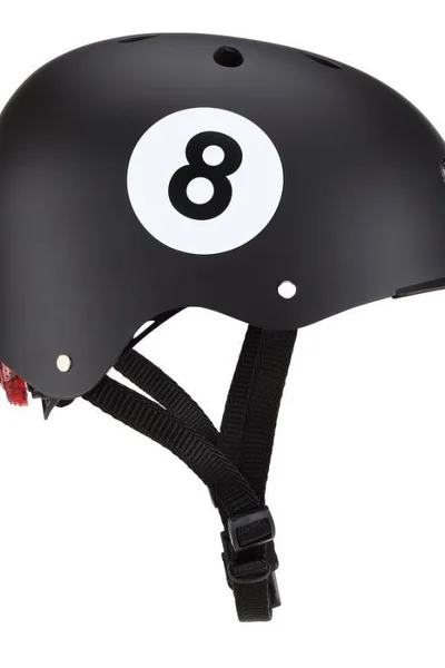Bezpečná dětská cyklistická helma s LED světlem Globber
