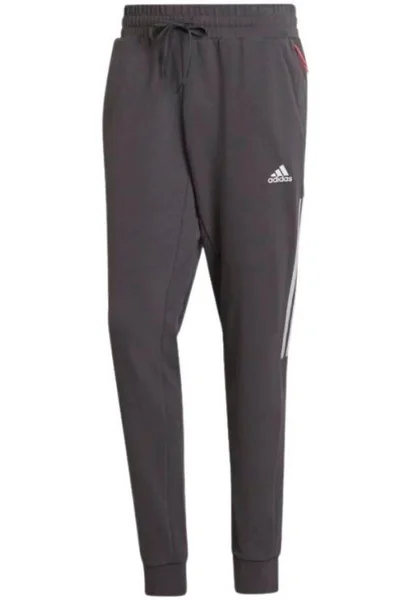 Sportovní kalhoty Adidas Aeroready Motion Grafit Pánské