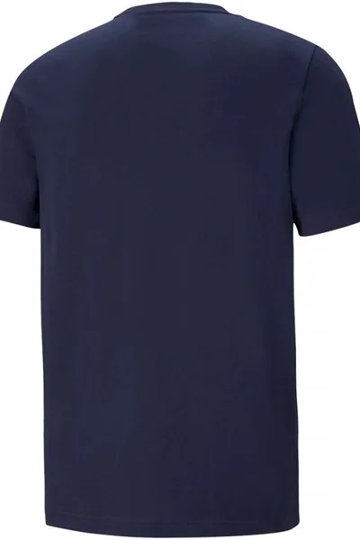 Pánské Tričko Puma ESS Logo Tee Peacoat M Navy Blue