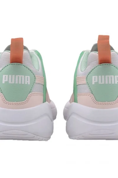 Bílé dámské boty Puma Nuage Run Cage W 372708 01