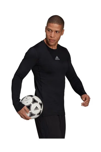 Černé pánské termo tričko Adidas TechFit Warm M H23120