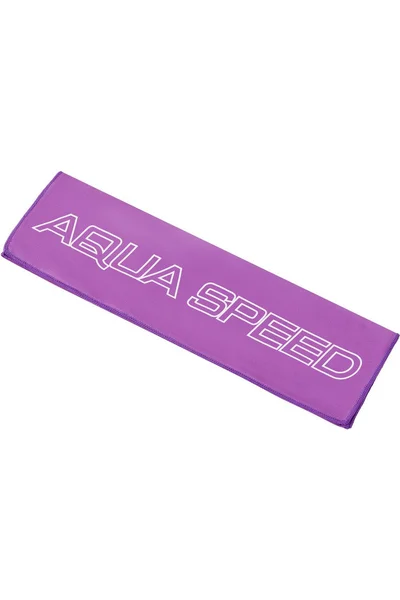 Fialový sportovní ručník Aqua-Speed Dry Flat Unisex