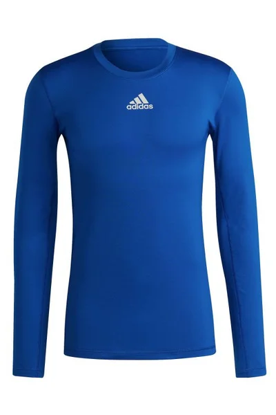 Modré pánské termo tričko Adidas TechFit Warm M H23127