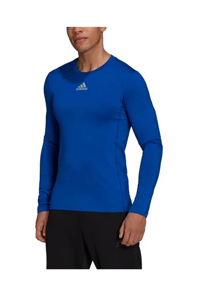 Modré pánské termo tričko Adidas TechFit Warm M H23127