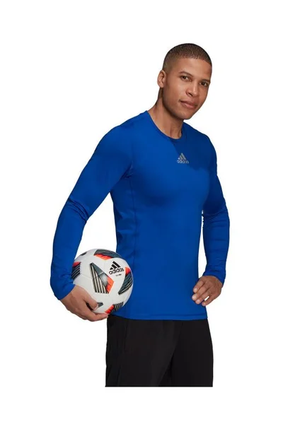 Modré pánské termo tričko Adidas TechFit Warm M H23127