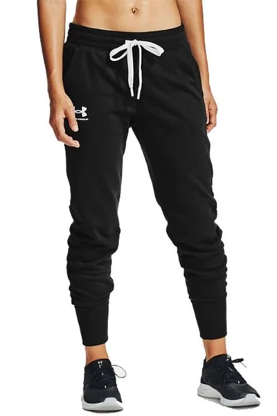 Černé dámské tepláky Under Armour Rival Fleece W 1356416 001